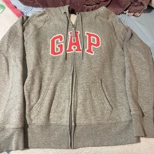 GAP Gray and Pink Casual Jacket